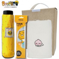 카카오 생활건강세트 3호 (카카오5단우산+카카오치약칫솔+카카오세면수건)