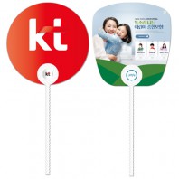 신형긴자루부채(로고)-원형/사각