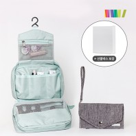 (여권파우치+행잉세면 파우치)세트