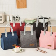 심플 캠핑 런치 도시락 보온 보냉가방 Y2532