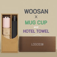 가르시아 3단60 10K 초고밀도 완전자동우산 +로하스 머그컵+협립40수호텔코마180타월-세트