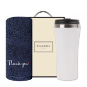 시즈넬 선물세트 송월타올 땡큐190g+슬림텀블러