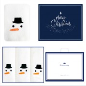 [송월타올] 눈사람 3매세트+쇼핑백