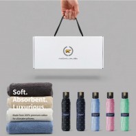 잭니클라우스 3단베어 우양산+호텔수건 180g(국산) 선물세트