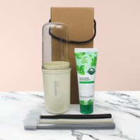 나드 Nard 프리미엄 고급 허브치약 나드 이중미세모 칫솔3개 양치컵세트