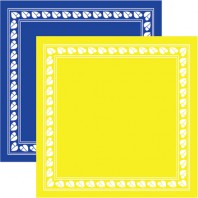 넝쿨잎 스카프 50*50