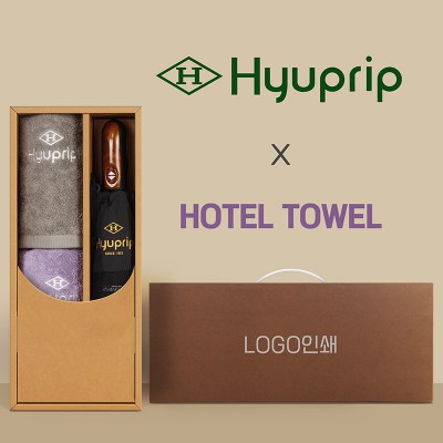 협립 3단 70 완전자동우산 +협립호텔코마170타월2P-세트
