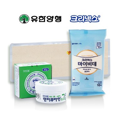 안티푸라민케어세트16호(유한양행+크리넥스 마이비데 클린케어)