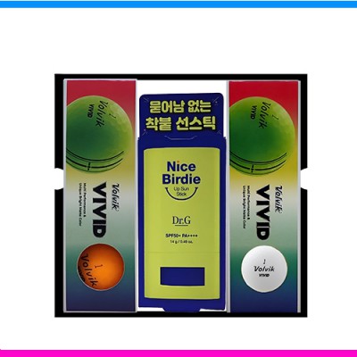 볼빅 비비드 6구 닥터지 (Dr.G) 선스틱 선물세트 (3pc)