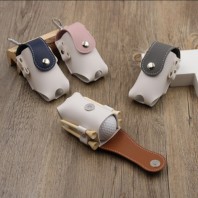 가죽 골프공 2구 수납 파우치