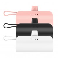 컬러풀 2IN1 도킹 보조배터리 5000mAh EM-36