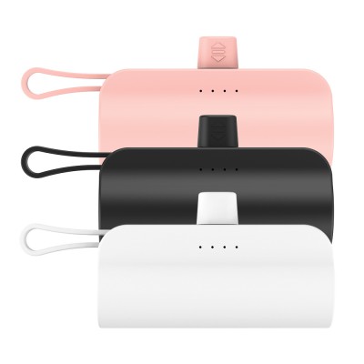 컬러풀 2IN1 도킹 보조배터리 5000mAh EM-36