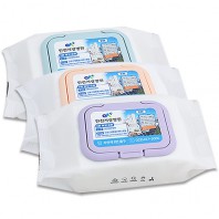 무광화이트 칼라캡형 물티슈 (35/40매)