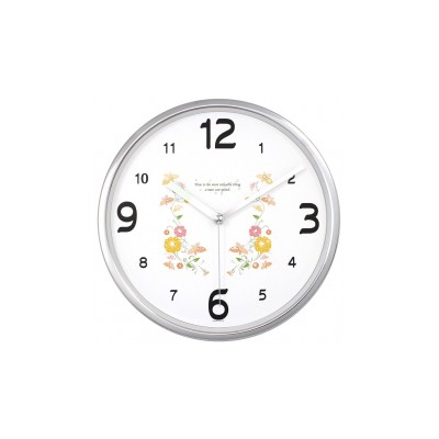 JS 3247큐빅 크롬 벽시계