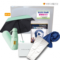 양우산 브생건181호(5단 우양산 UV암막우산+아쿠아 쿨토시세트+쿨링 아이스타올)