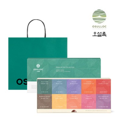 [오설록] 프리미엄 티 컬렉션 10종*4입, 총40입(종이박스+쇼핑백)