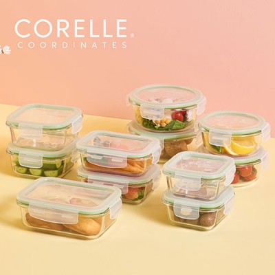 코렐_코디네이츠 브리즈 유리밀폐용기 혼합 11종
