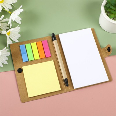 포스트잇 메모지 노트 볼펜 세트 3TMS008