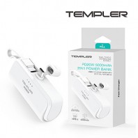 템플러 2IN1 PD 20W 5000mAh 도킹배터리 C타입+C케이블 TEM-B20W-D5K