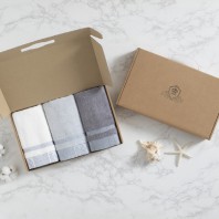 [트래블잇] 명품 대한민국 100%뱀부얀 100%국내생산 호텔수건 180g 3매입 손잡이 타올세트