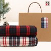 타탄패턴 더블양면담요B