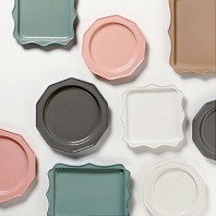 새라 사각 접시 8인치 3color