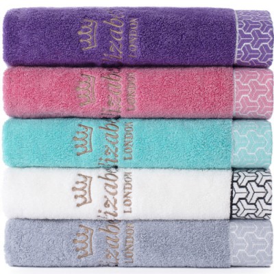 [트래블잇] 엘리자베스 다이아 30수 180g 컬러풀 수건(빠른출고)