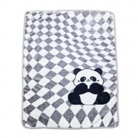 곰돌이 극세사 무릎담요_100cmX125cm
