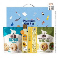 페트해바라기유 곰표밀가루 부침가루 크린백 4종선물세트