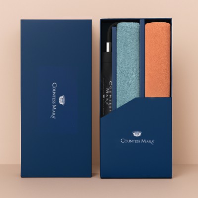 송월 타올우산3매선물세트(CM스티치헤링본2+카이만3단완자동우산1)