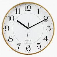 320 무소음심플원목벽시계 大