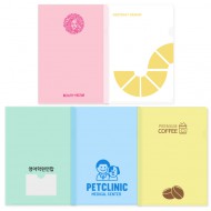 L자홀더화일 A4 실크인쇄