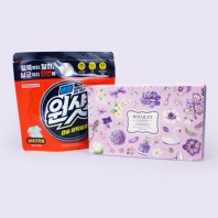 부케가르니 드라이시 트 80매 슈가버블 캡슐세제 2종