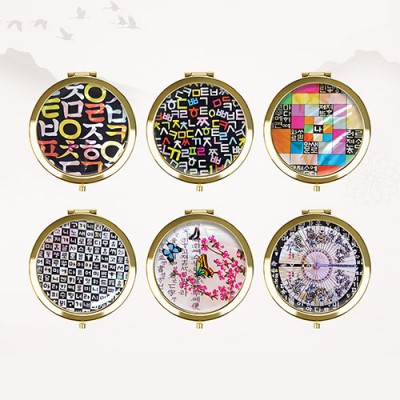 빛나 훈민한글 시리즈 자개 원터치 손거울 10종 이미지