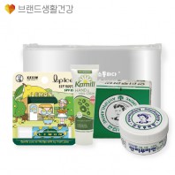 브생건561호 3종세트(카밀 핸드크림+멘소래담 립아이스 립밤+안티푸라민 연고)