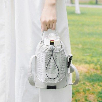 매쉬 원핸들 텀블러 파우치 캠핑 피크닉 휴대용 파우치 Y2638