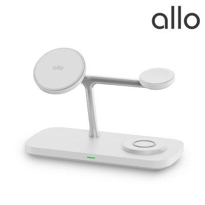 알로 UC320WQi2 Qi2 3in1 맥세이프 20W 고속 무선 멀티 충전기 거치대