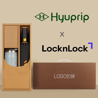 협립 3단60 슈퍼TEN(10K) 컨테이너 완전자동우산 +락앤락 메트로머그1P-세트