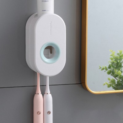 로페리아 2in1 벽걸이형 치약 디스펜서 칫솔 걸이(0216497)