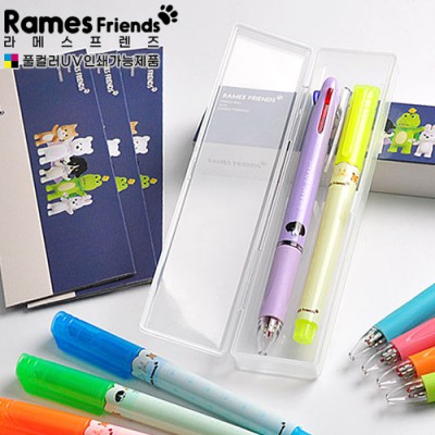 라메스프렌즈 멀티4in1볼펜+형광펜세트