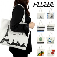 플씨드 화이트 에코백