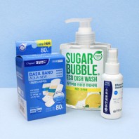 대용량 대일밴드 아쿠아 방수 혼합 80 매 주방세제 3종세트