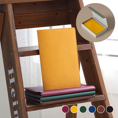 클래식레더 A5메모패드(기본형) (고급선물용 자석케이스 포함)