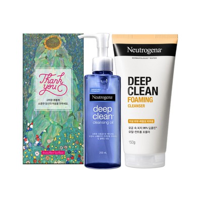 뉴트로지나 클렌징 폼+오일 2종