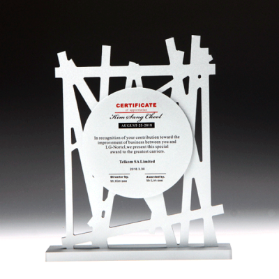 트로피 금속 퇴직 감사 송공패 E5082