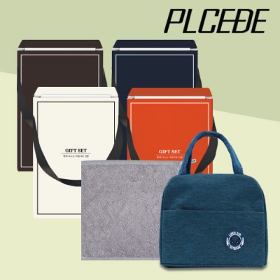플씨드 클래식 포켓판다 보온보냉백 + 고리형 캐릭터 핸드타월 2종 세트