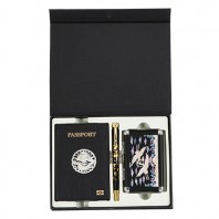 훈민정음볼펜+곤룡포나전가죽여권지갑+쌍학손톱깍이3종세트