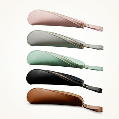 로페리아 크리에이티브 S형 지퍼 PU 가죽 연필 케이스(0217365)