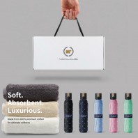 잭니클라우스 3단베어 우양산+프리미엄 호텔수건 200g (국산) 선물세트