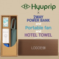 협립 3단 60 슈퍼 카라비너 완전자동우산 +배터리+손선풍기+스포츠타월-세트